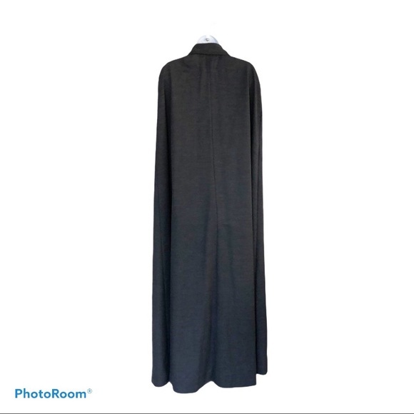 Anthony Muto Marita cape cloak gray wool VTG 70s - Picture 2 of 12